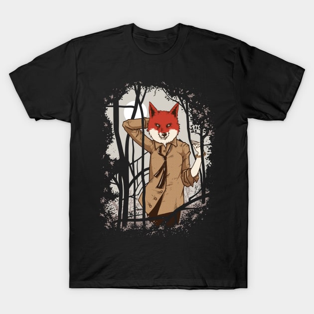 Foxy T-Shirt by drewbacca